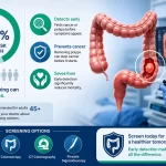 Colorectal Cancer Screening Cuts Death Risk by 43%