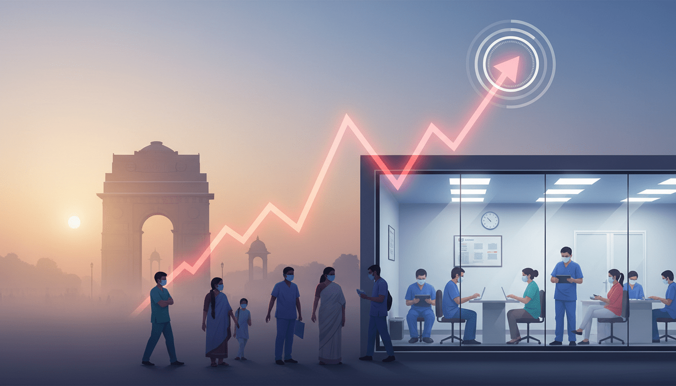 Delhi's H1N1 Cases Surge to Nearly Eight Times Last Year's Levels.