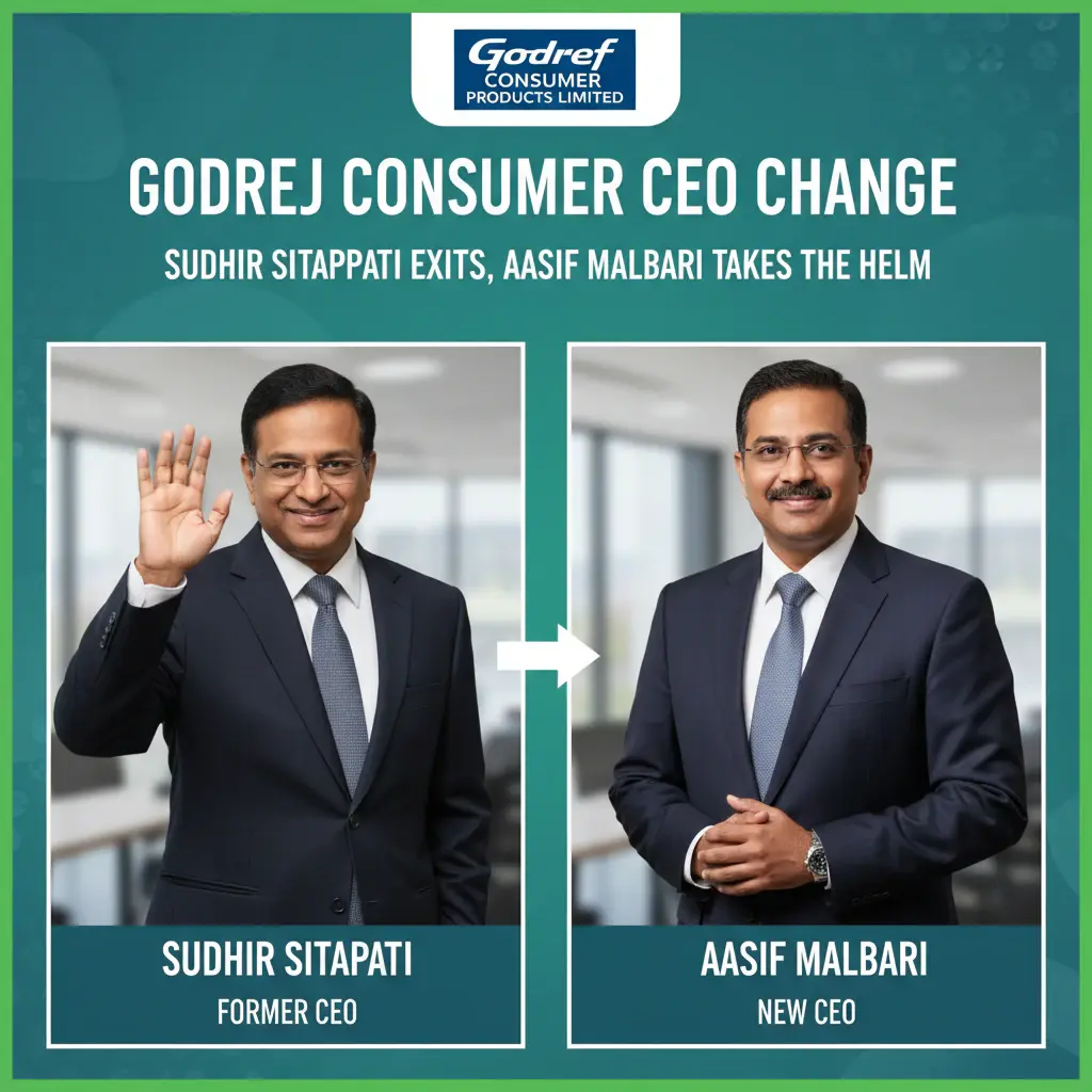 Godrej Consumer CEO Change Sudhir Sitapati Exits, Aasif Malbari Takes the Helm.
