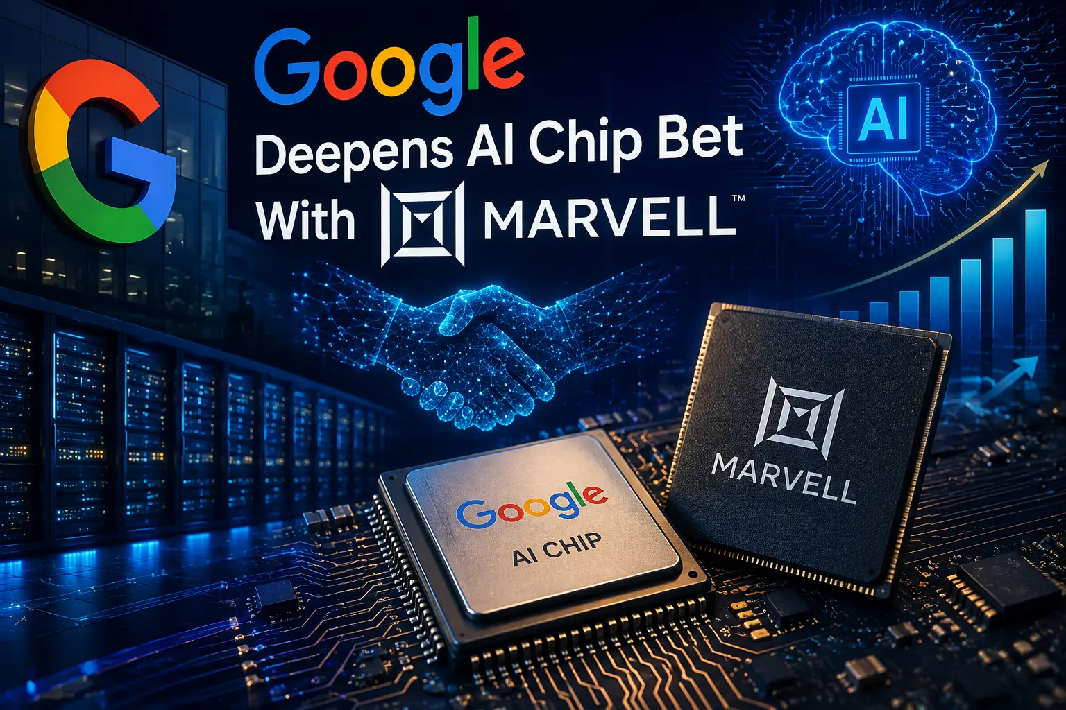Google Deepens AI Chip Bet With Marvell Deal