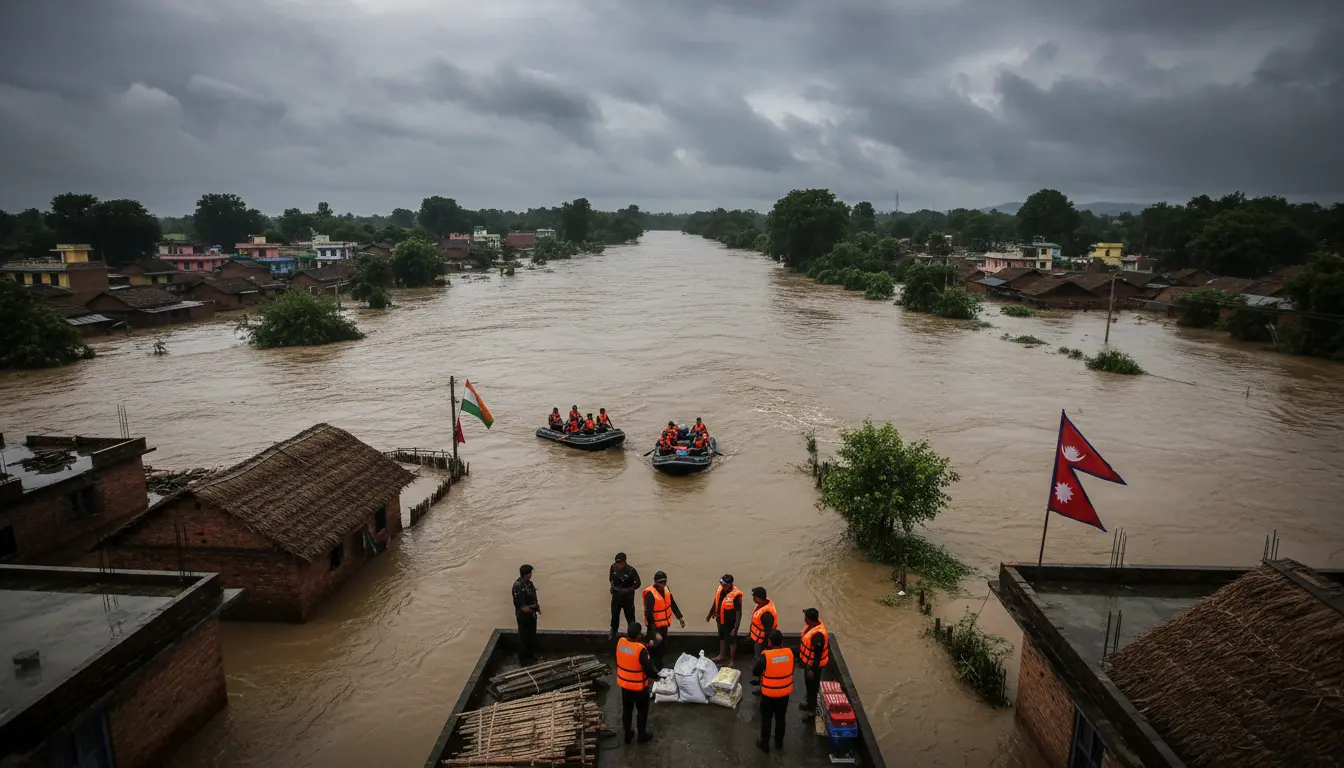 India Rushes Aid as Nepal Flood Death Toll Nears 100