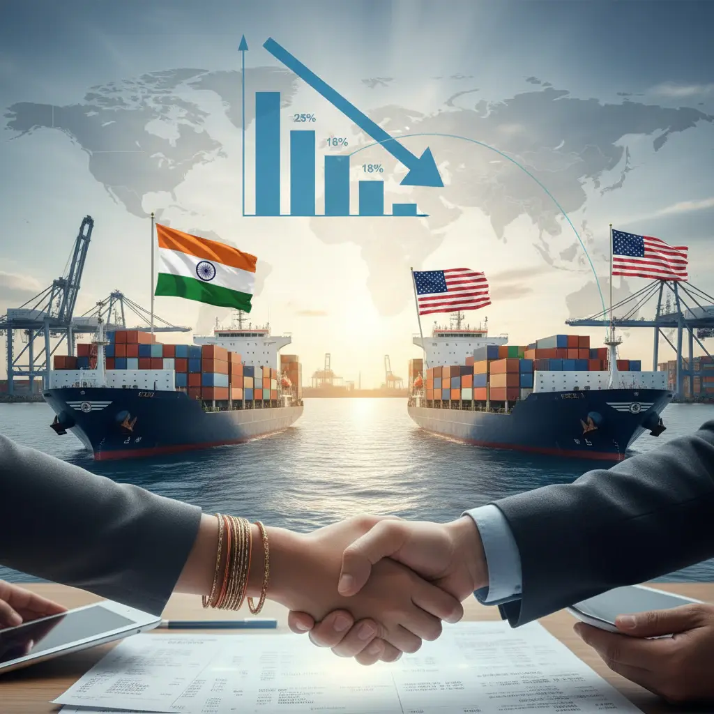 For a while, it looked like India and the United States were headed for a rough patch on trade. Tariffs on Indian goods had climbed as high as 50% at one point, a number that had exporters across the country genuinely worried. Fast forward to where things stand now, and the picture looks very different. Under the India-US interim trade agreement finalised earlier this year, the effective tariff on Indian exports has come down to 18%. That's not a small adjustment, it's close to a two-thirds cut from where things stood at the peak, and it's already changing the conversation for Indian businesses that sell into the American market. From 50% Down to 18% The tariff reduction didn't happen overnight. It followed months of negotiation between Indian and US officials, building on a joint statement issued in early February this year when the two sides first agreed on the broad contours of a deal. From there, teams on both sides worked through the legal text, with Indian negotiators traveling to Washington and American officials making return visits to New Delhi to iron out the details. Commerce and Industry Minister Piyush Goyal has been the face of these talks from the Indian side, and he's been fairly vocal about what the new tariff rate means in practical terms. Speaking about the deal, Goyal pointed out that India now faces a lower tariff burden than several of its regional competitors, including China, Bangladesh, and Vietnam. That comparison matters a lot more than it might seem at first. Global buyers, especially large retailers and sourcing companies in the US, often make purchasing decisions based on where they get the best landed cost. If India's tariff sits meaningfully below what a competing manufacturing hub faces, that can translate into real order volumes shifting India's way. Who Stands to Gain A handful of sectors are particularly well positioned to benefit from this shift. Textiles, one of India's oldest and most labour-intensive export industries, is expected to see a meaningful lift, since garment and fabric exporters had been among the hardest hit when tariffs were sitting near the 50% mark. Gems and jewellery, another major India export category, should also see improved competitiveness in the American market. And pharmaceutical exporters, who supply a large share of generic medicines to the US, stand to gain from more predictable trade terms even though pharma tariffs have their own separate considerations. Goyal has also flagged that agriculture and dairy interests were kept largely protected during the negotiations, a sensitive point domestically given how much political weight farm policy carries in India. At the same time, a number of items entering the US, including several fruits, spices, and nuts, are expected to see duty benefits under the new arrangement, giving Indian agri-exporters a bit more room too. The Bigger Picture: A Full Bilateral Trade Agreement What's been finalised so far is an interim agreement, essentially a first tranche that locks in the tariff relief while the two governments continue working toward something more comprehensive: a full Bilateral Trade Agreement. That broader deal is expected to cover a wider range of issues beyond tariffs alone, things like market access for industrial goods, rules around agricultural products, investment provisions, and possibly digital trade as well. Negotiations toward this fuller agreement have been ongoing through much of the year, with several rounds of talks already completed between Indian and American teams. A US trade delegation has been expected to travel to New Delhi to continue pushing this process forward, a signal that both sides still see value in deepening the relationship rather than treating the interim deal as the finish line. The path hasn't been entirely smooth, there have been sticking points around competitive positioning versus other countries and legal complications on the US side tied to how tariffs are structured, but the overall direction has stayed consistent: both governments want to keep talking. Why This Matters Beyond the Numbers Trade deals can sometimes feel abstract, a set of percentages that don't mean much outside a finance ministry briefing. But for the businesses actually involved, a tariff cut like this one has very direct consequences. It affects pricing decisions, hiring plans, and whether a factory owner in a textile hub decides to expand production or hold steady. For India, positioning itself with a tariff advantage over Bangladesh, Vietnam, and China in the US market isn't just a bragging point, it's a genuine opportunity to capture manufacturing and export business that might otherwise go elsewhere. There's also a longer-term angle here. Both countries have talked about ambitions to significantly grow bilateral trade over the coming years, and getting the tariff structure right is one of the foundational pieces needed to make that happen. Whether the full Bilateral Trade Agreement gets wrapped up smoothly or takes a bit longer to negotiate, the interim deal at least gives Indian exporters something concrete to work with right now, a lower tariff wall and a clearer sense of where they stand compared to their regional competition. For now, the message from New Delhi has been fairly upbeat. Indian exporters in the hardest-hit sectors finally have some breathing room, and with talks continuing toward a deeper agreement, there's reason to expect the relationship between the two countries on trade will keep evolving rather than stall out where it currently stands.