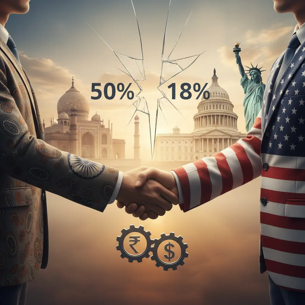India-US Trade Deal: Tariffs Cut From 50% to 18%