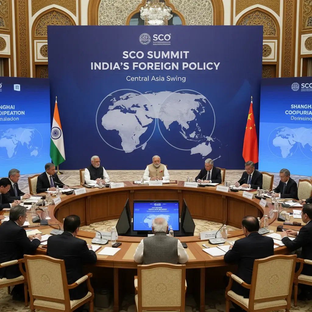 Modi's Central Asia Swing: What the SCO Summit Really Signals for India's Foreign Policy.