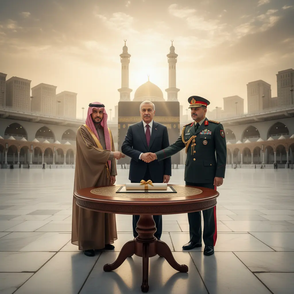 Saudi Arabia, Turkey and Pakistan Sign Landmark Mecca Defence Pact.