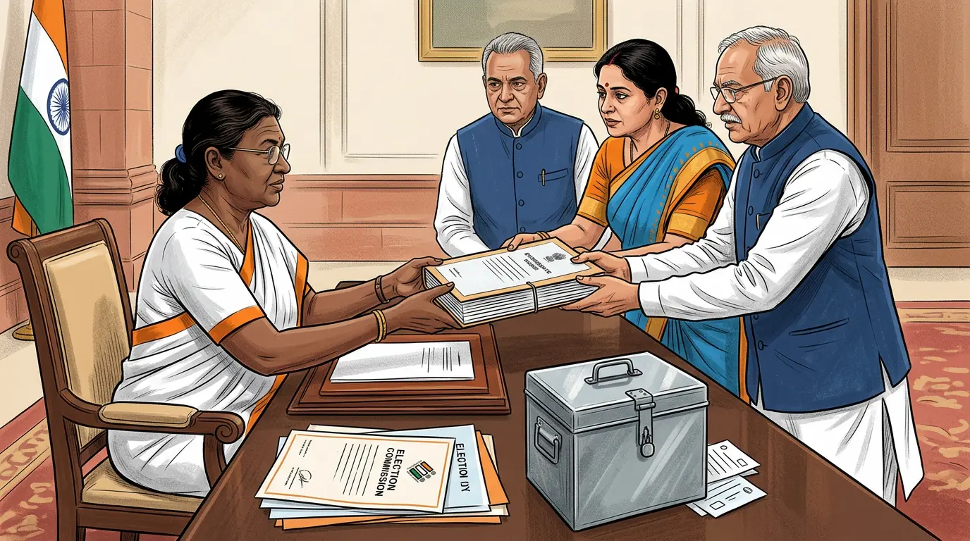 INDIA Bloc Takes Its Election Commission Complaint to President Murmu, Who Asks for Evidence