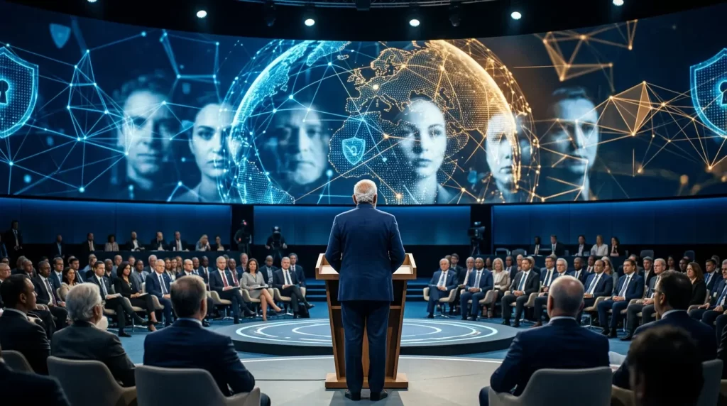 Modi Calls for Global Framework Against Cyber Fraud and Deepfakes.