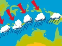 Monsoon 2026 forecast map for India rains.